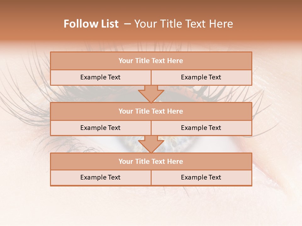 Woman Low Optic PowerPoint Template