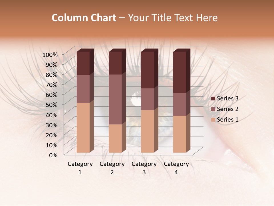 Woman Low Optic PowerPoint Template
