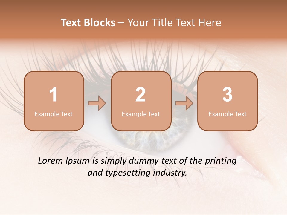 Woman Low Optic PowerPoint Template