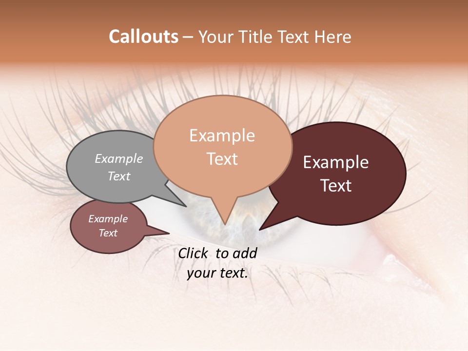 Woman Low Optic PowerPoint Template