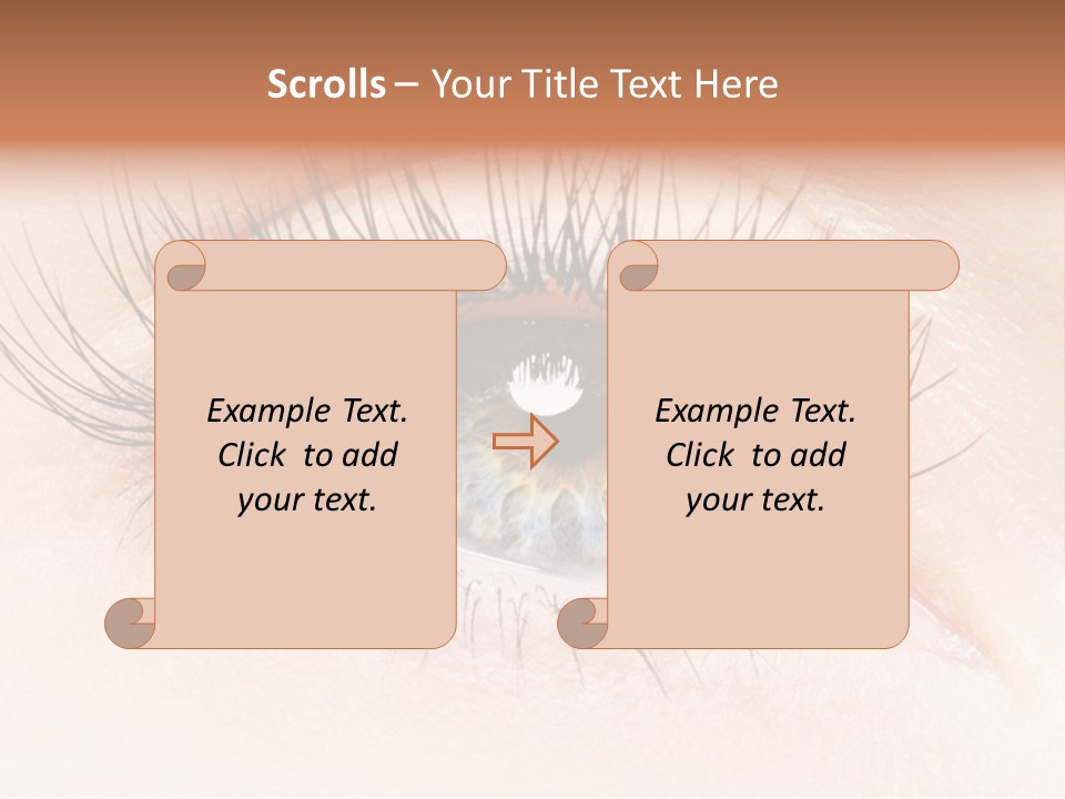 Woman Low Optic PowerPoint Template