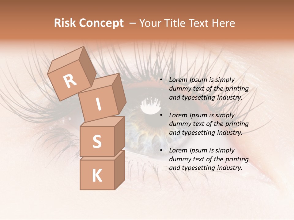 Woman Low Optic PowerPoint Template