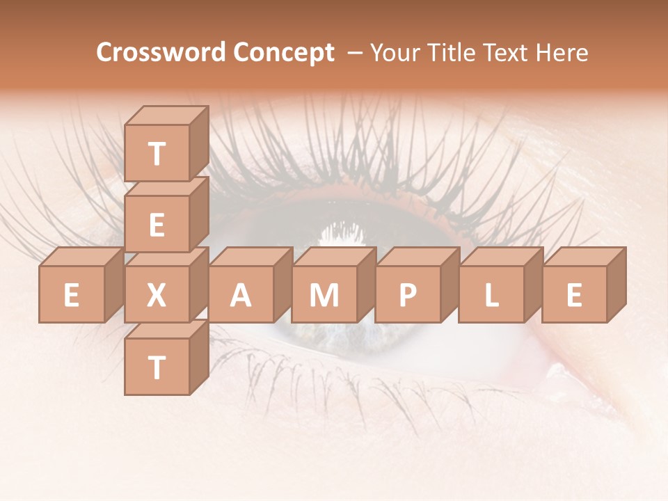 Woman Low Optic PowerPoint Template