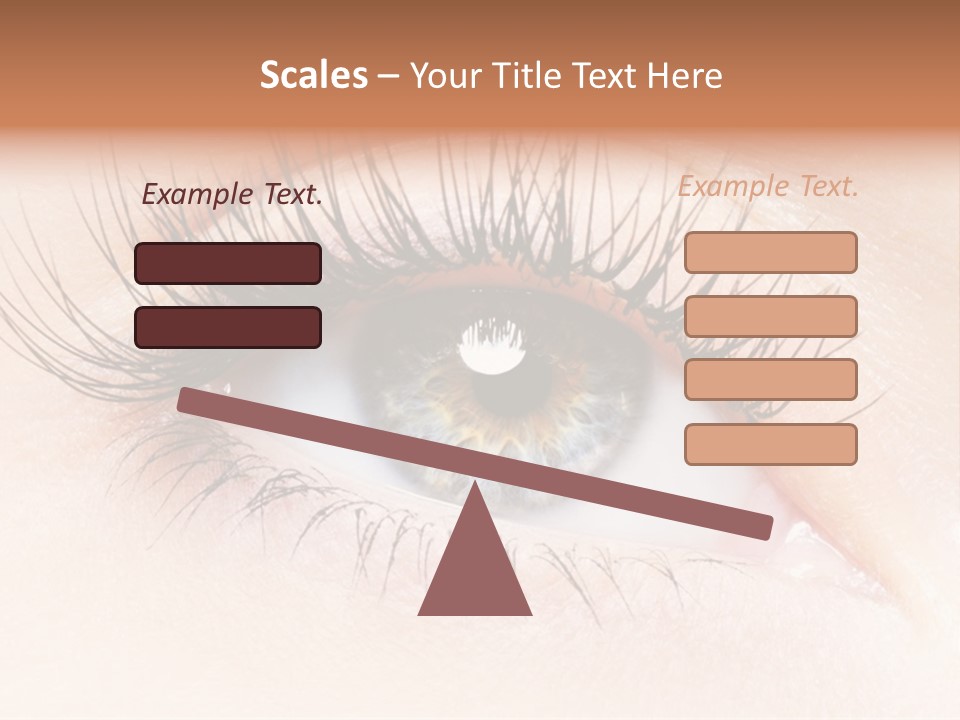 Woman Low Optic PowerPoint Template