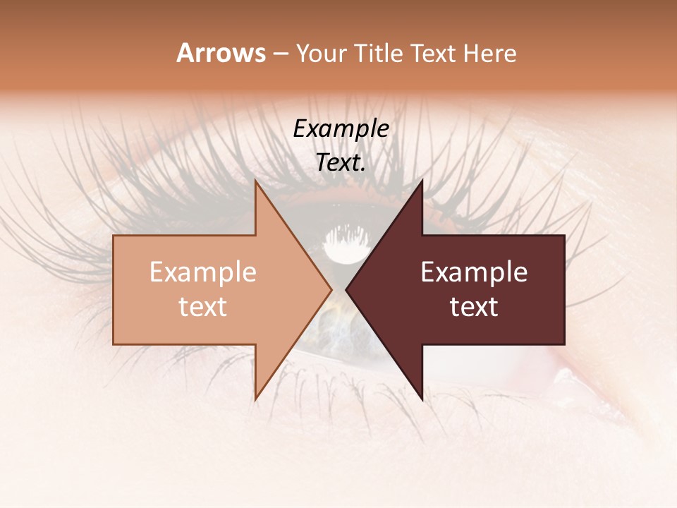 Woman Low Optic PowerPoint Template