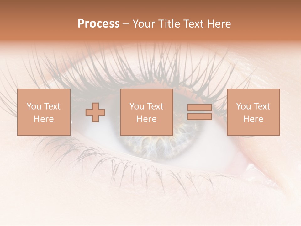 Woman Low Optic PowerPoint Template