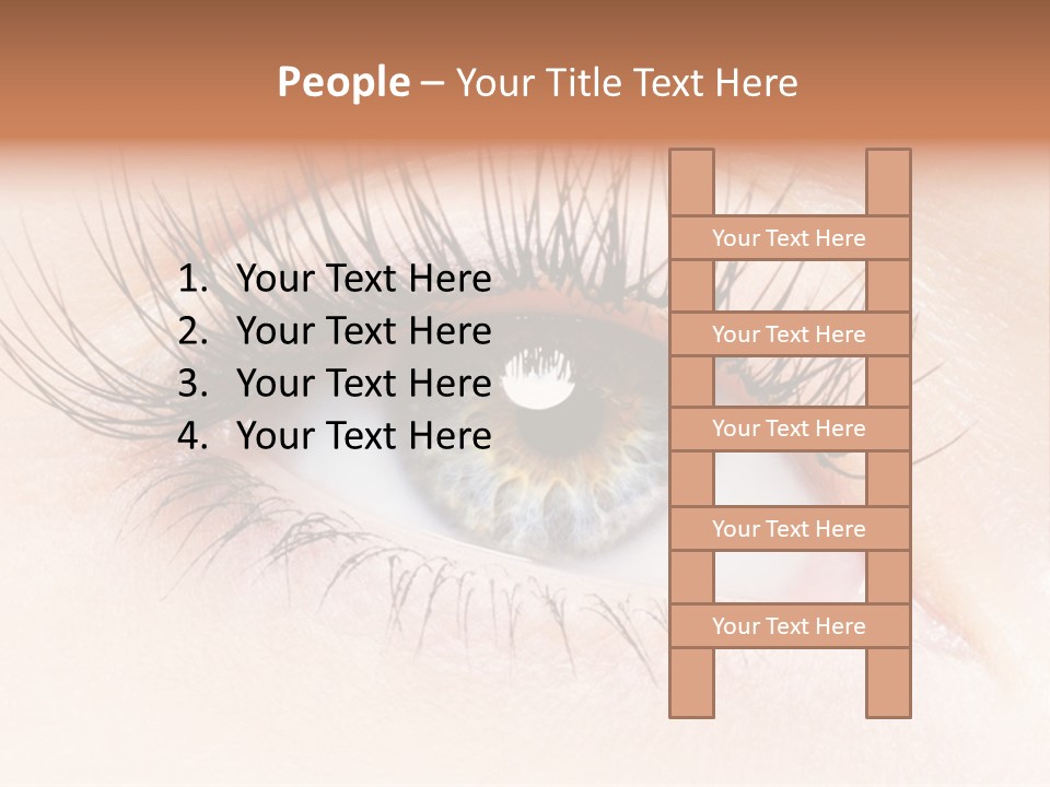 Woman Low Optic PowerPoint Template