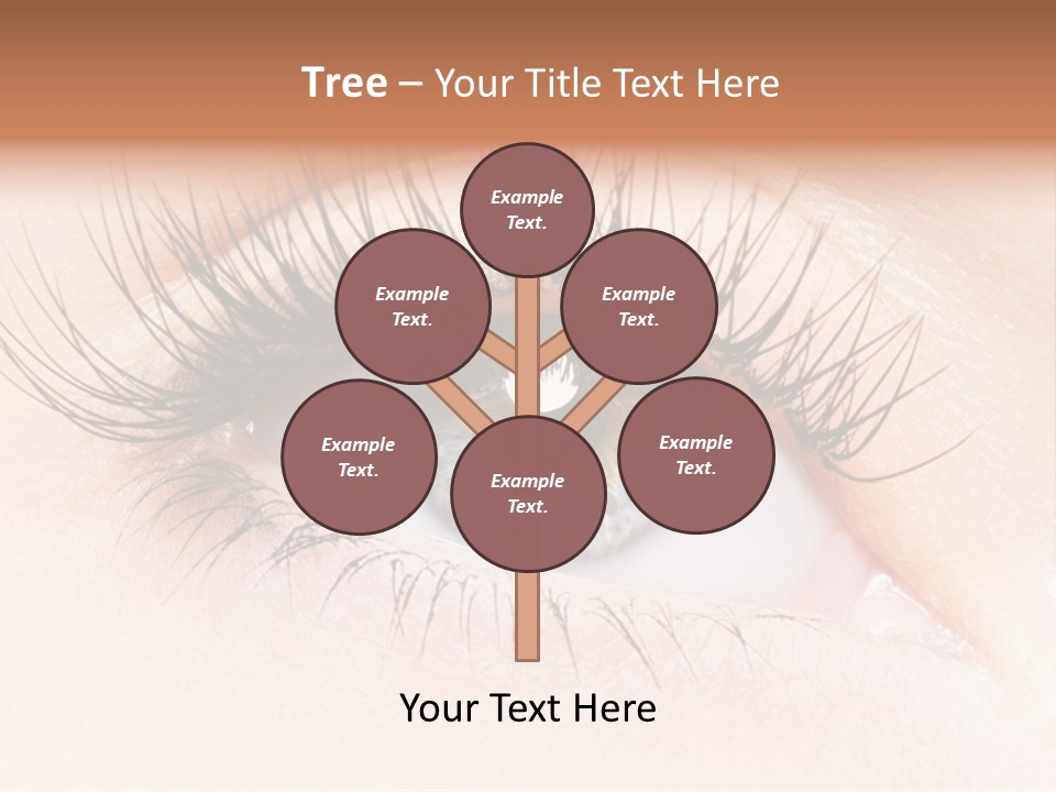 Woman Low Optic PowerPoint Template