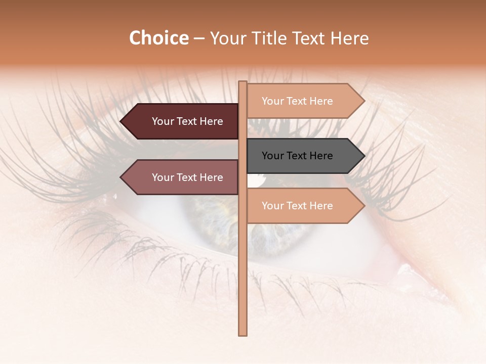 Woman Low Optic PowerPoint Template