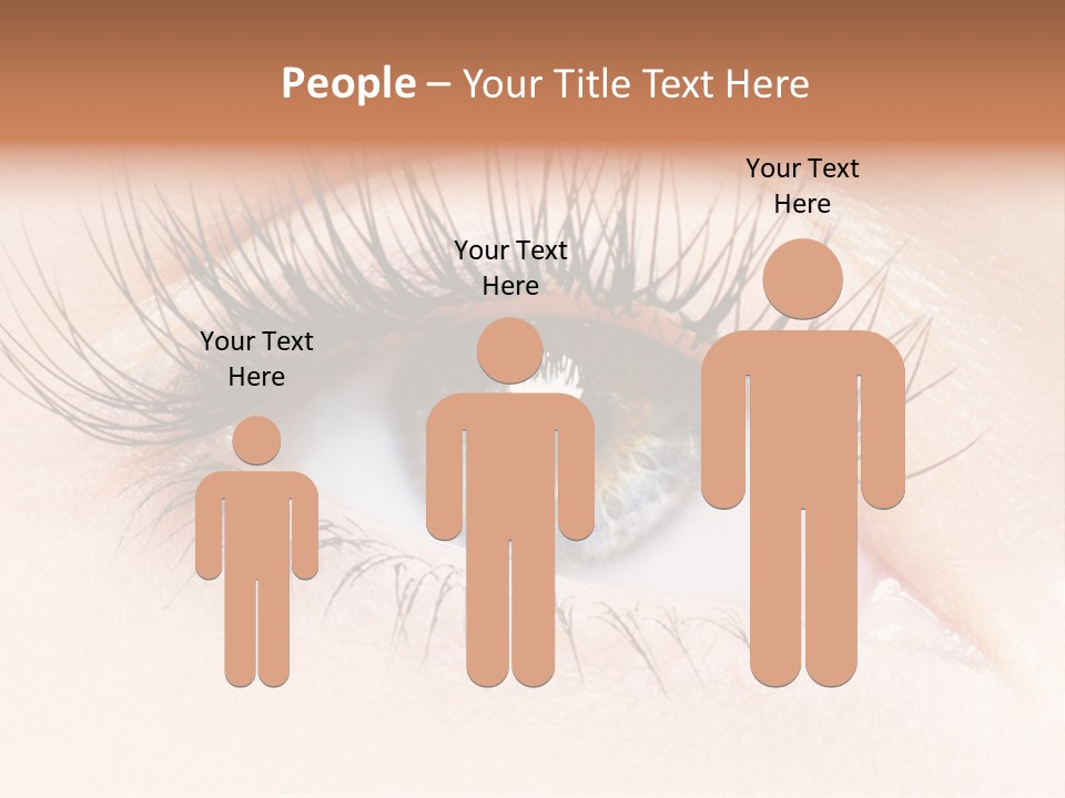 Woman Low Optic PowerPoint Template