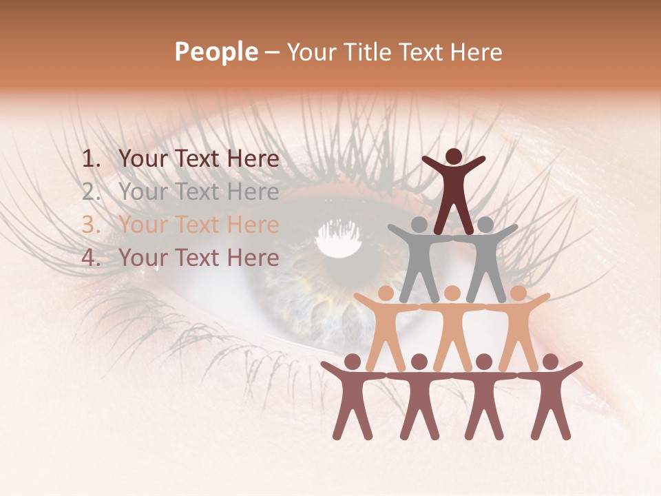 Woman Low Optic PowerPoint Template