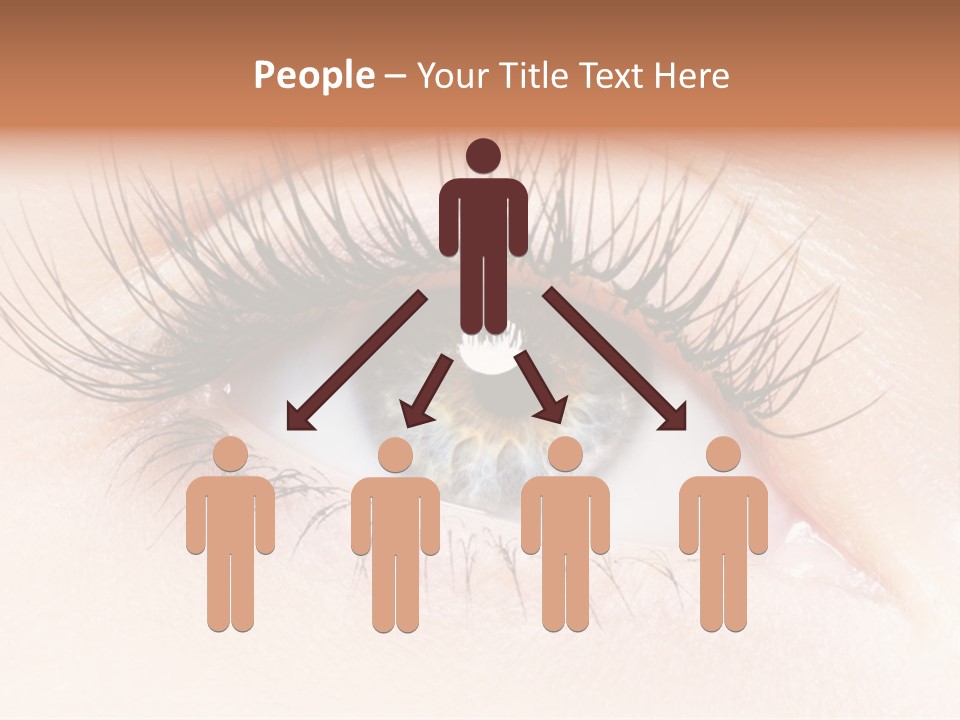 Woman Low Optic PowerPoint Template