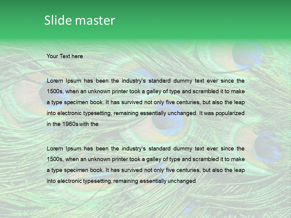 Colorful Travel Random PowerPoint Template