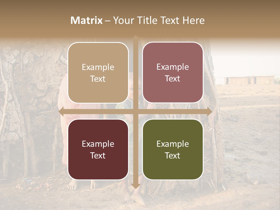 Misery Bare Sister PowerPoint Template