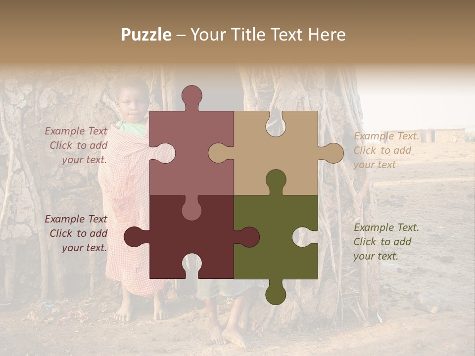 Misery Bare Sister PowerPoint Template