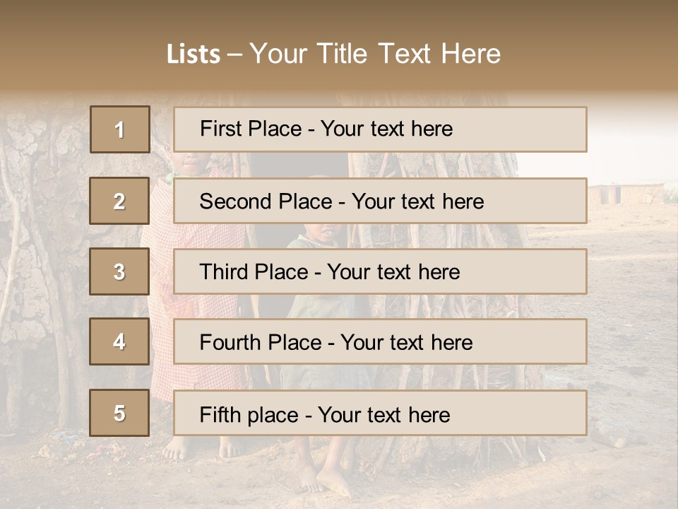 Misery Bare Sister PowerPoint Template