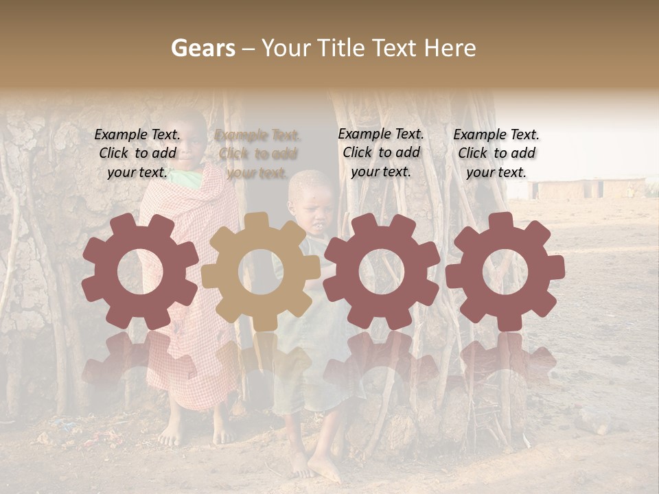 Misery Bare Sister PowerPoint Template