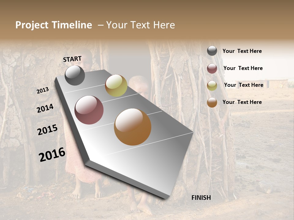 Misery Bare Sister PowerPoint Template