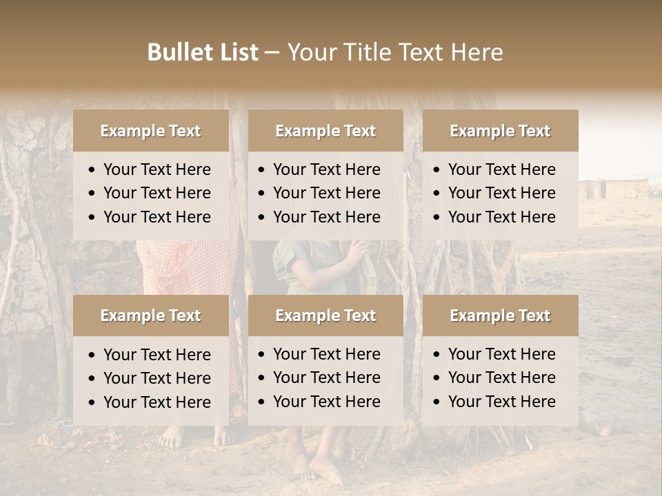 Misery Bare Sister PowerPoint Template