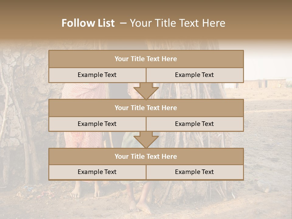 Misery Bare Sister PowerPoint Template