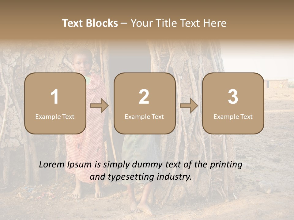 Misery Bare Sister PowerPoint Template