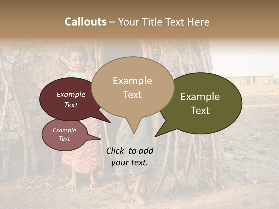 Misery Bare Sister PowerPoint Template