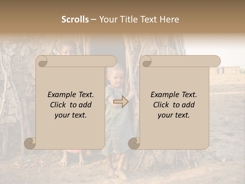Misery Bare Sister PowerPoint Template