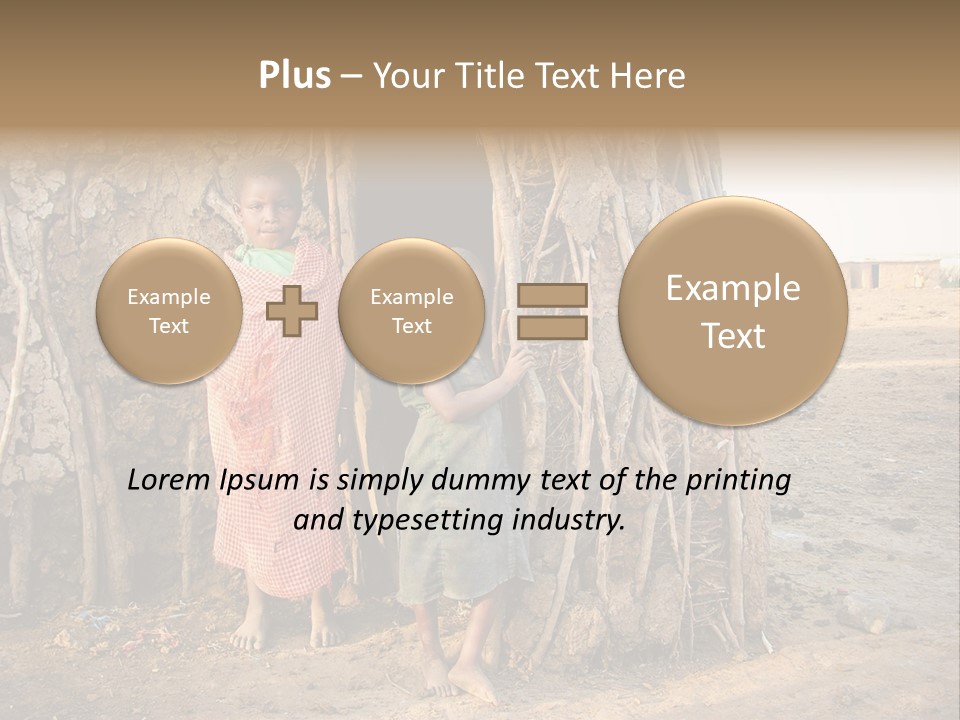 Misery Bare Sister PowerPoint Template