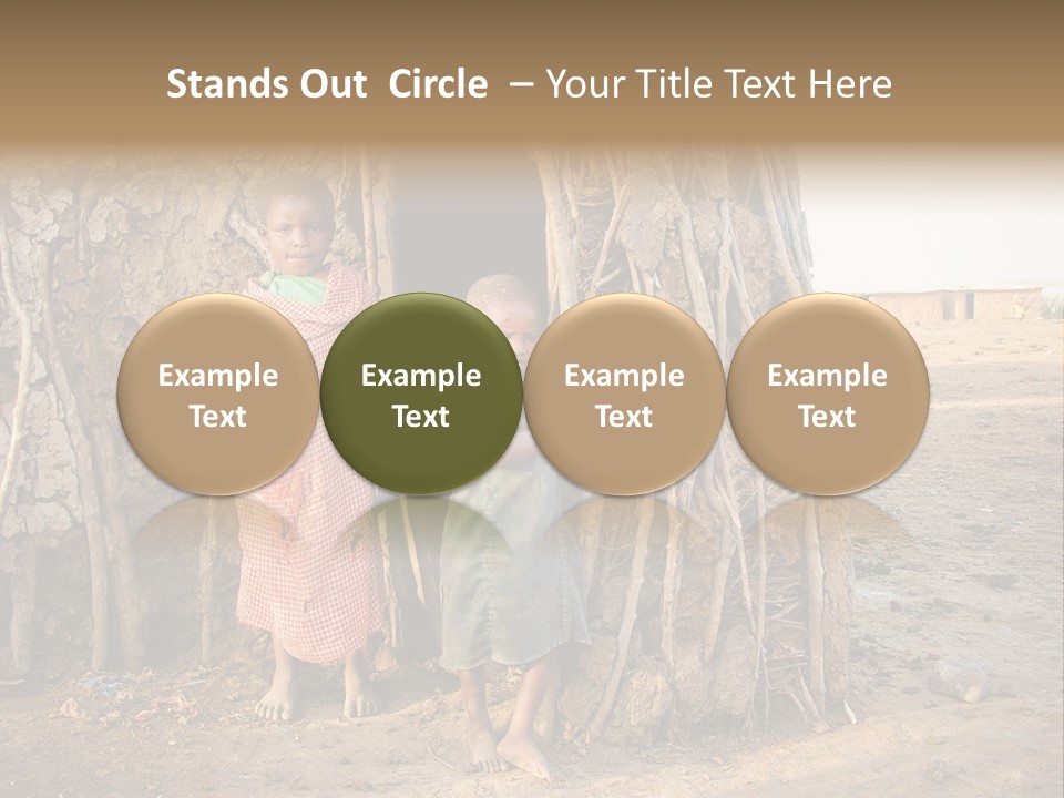 Misery Bare Sister PowerPoint Template