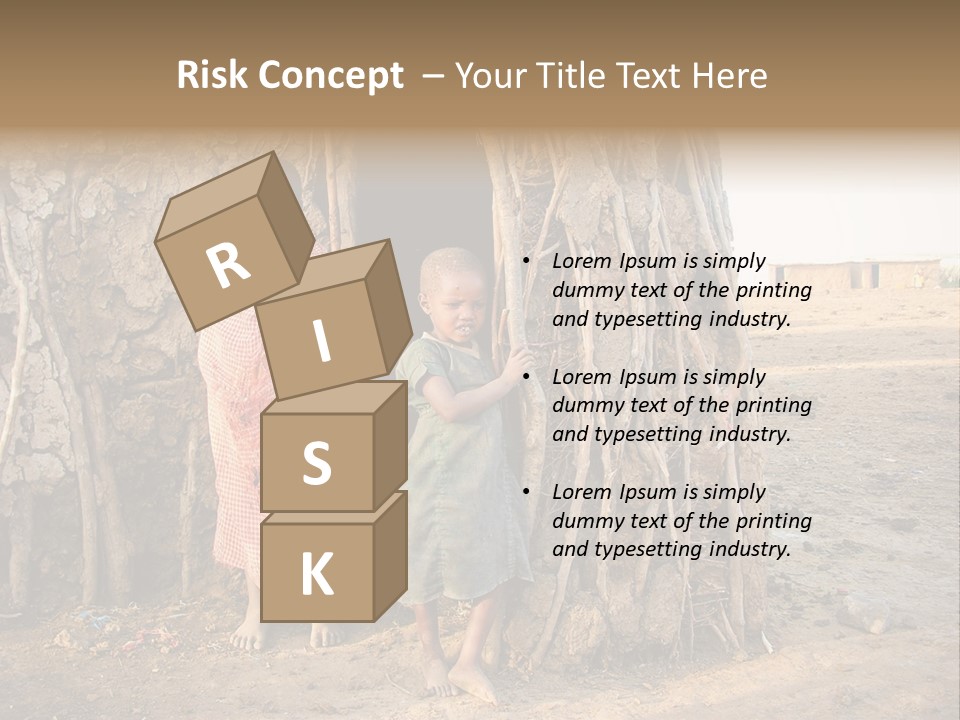 Misery Bare Sister PowerPoint Template