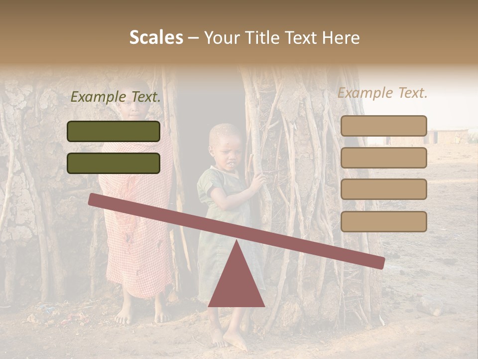 Misery Bare Sister PowerPoint Template