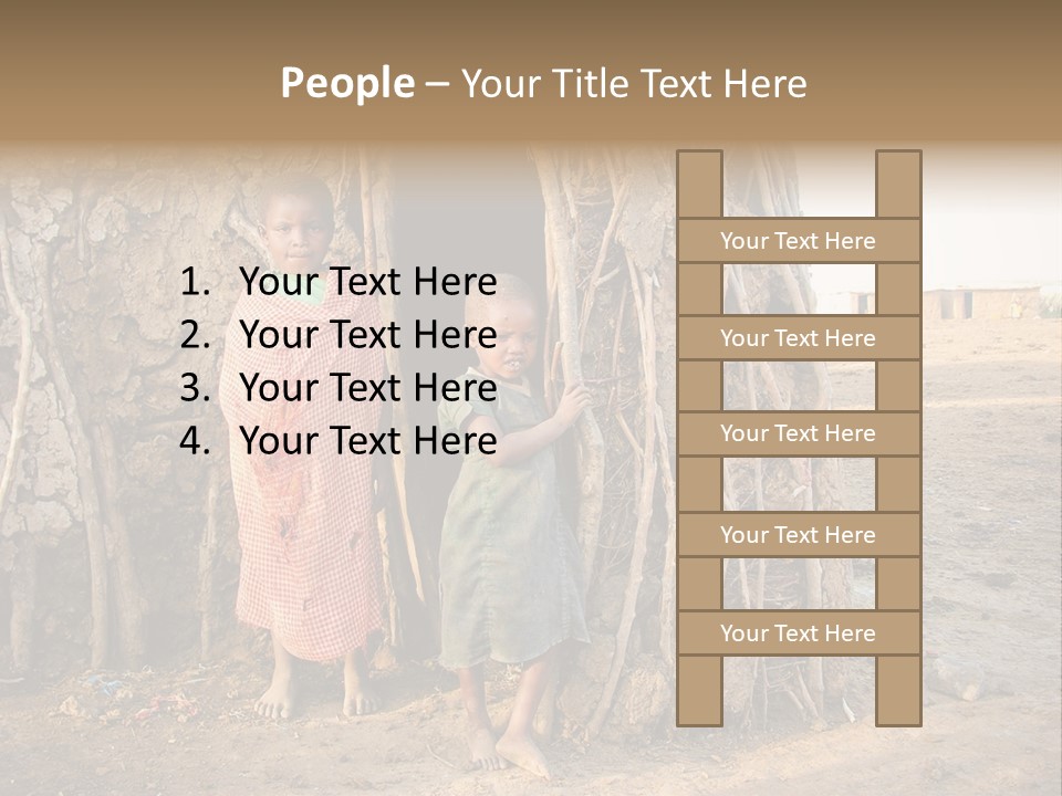 Misery Bare Sister PowerPoint Template