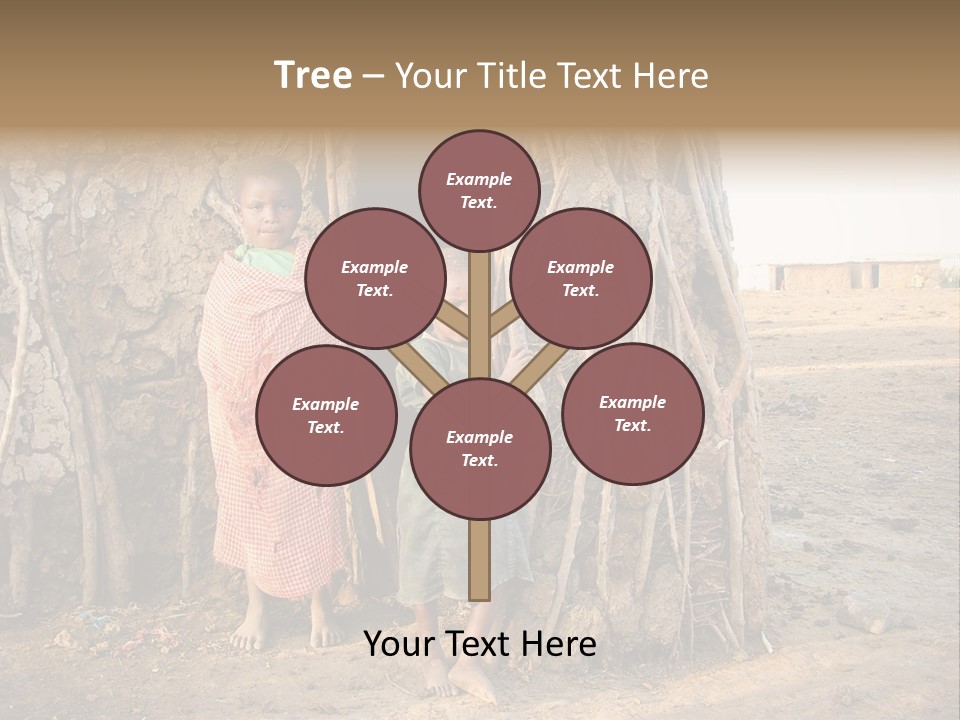 Misery Bare Sister PowerPoint Template