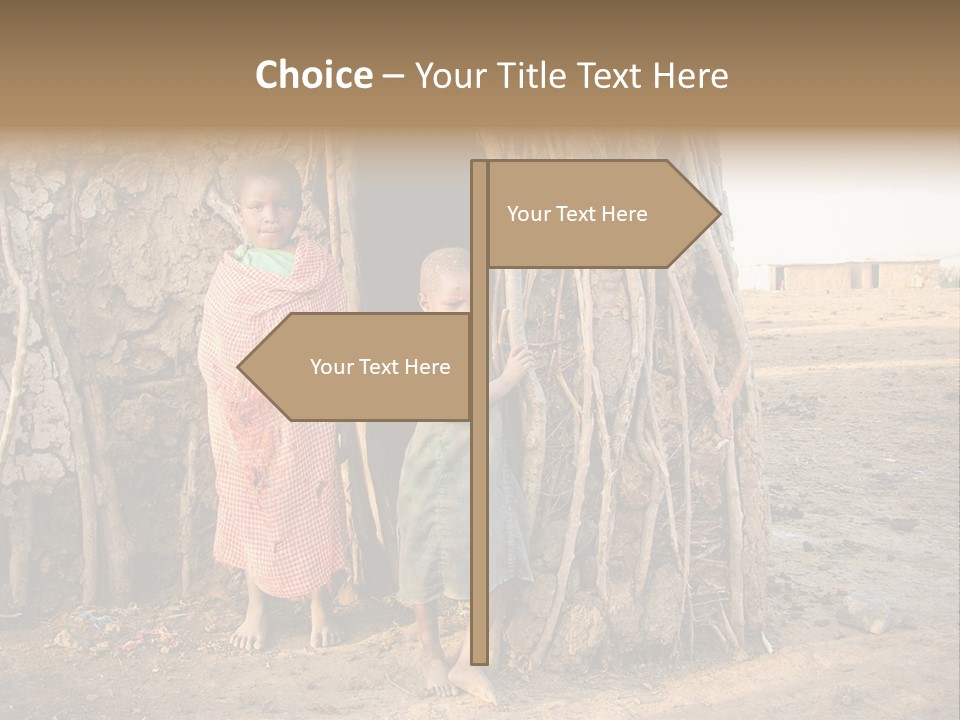 Misery Bare Sister PowerPoint Template