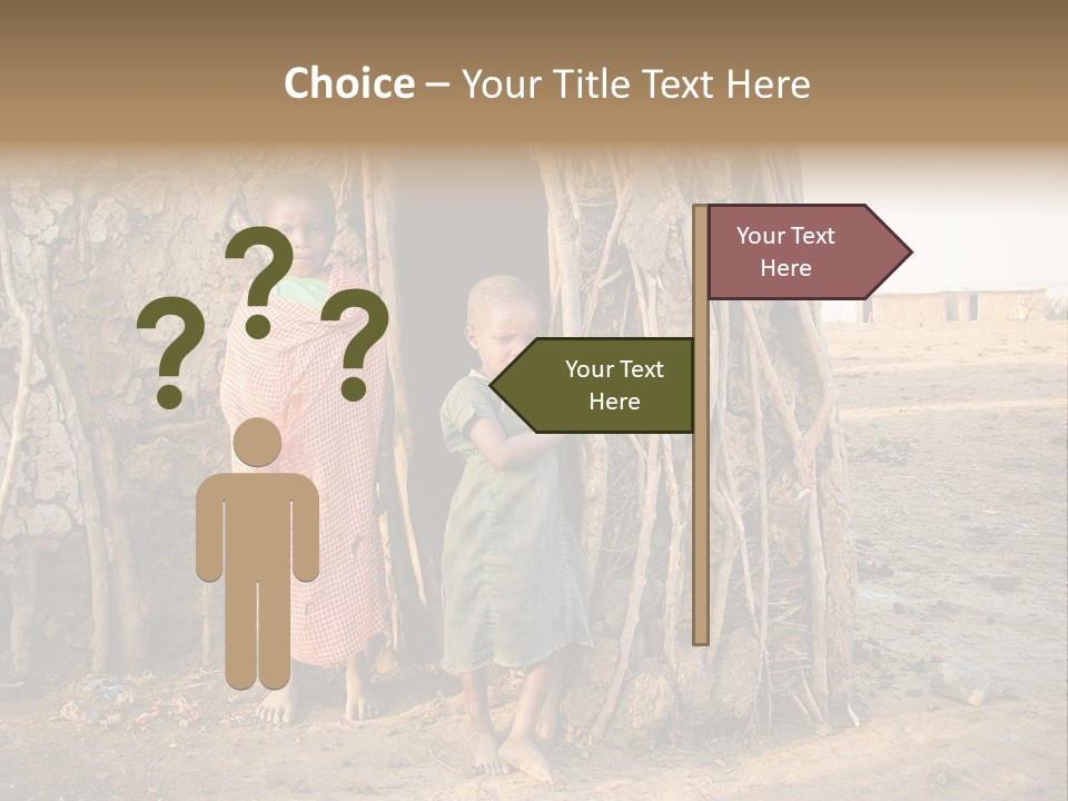 Misery Bare Sister PowerPoint Template