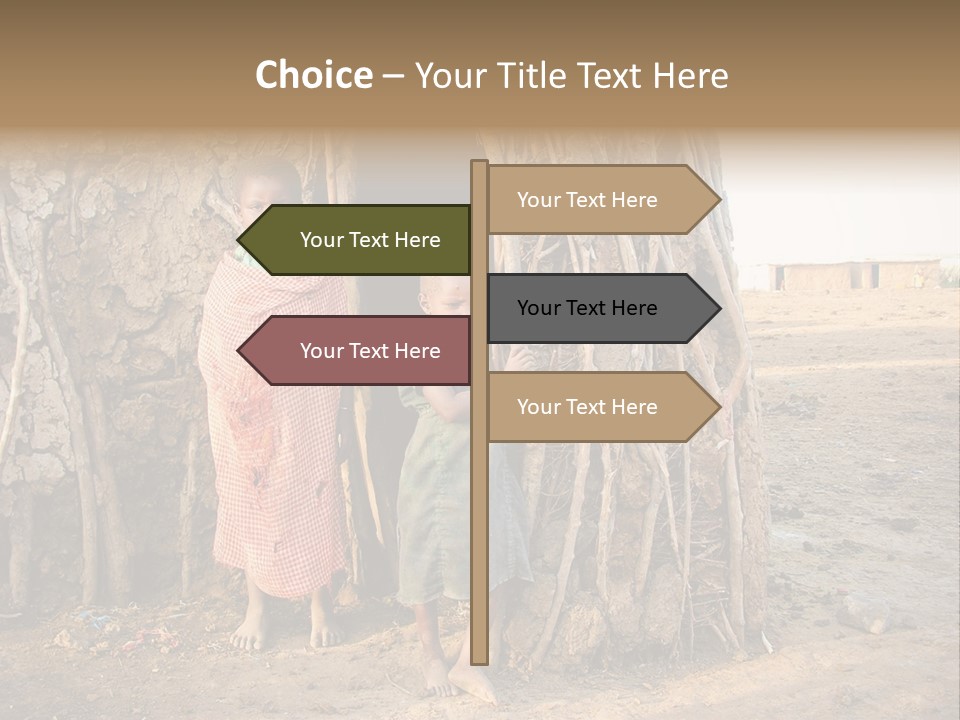 Misery Bare Sister PowerPoint Template