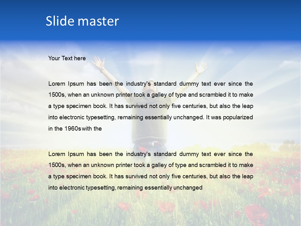 Success Spring Deep PowerPoint Template