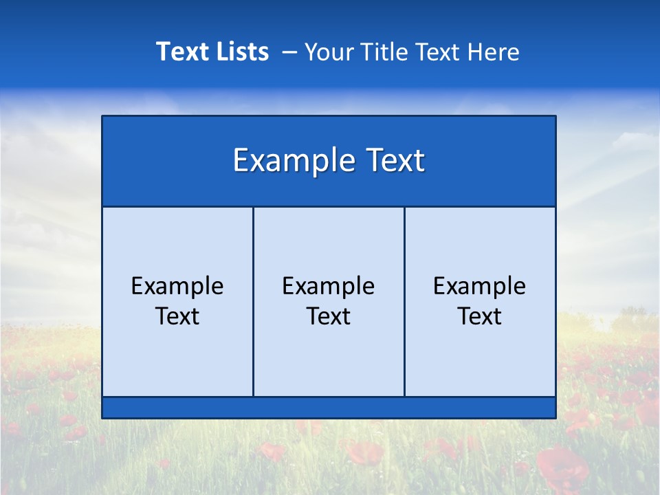 Success Spring Deep PowerPoint Template