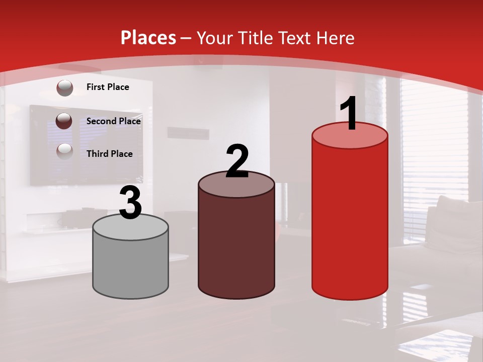 Ceiling Table Lcd PowerPoint Template