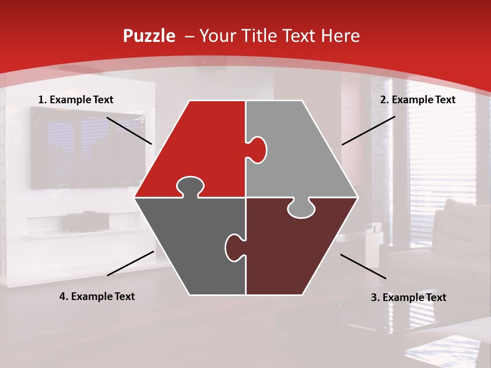 Ceiling Table Lcd PowerPoint Template