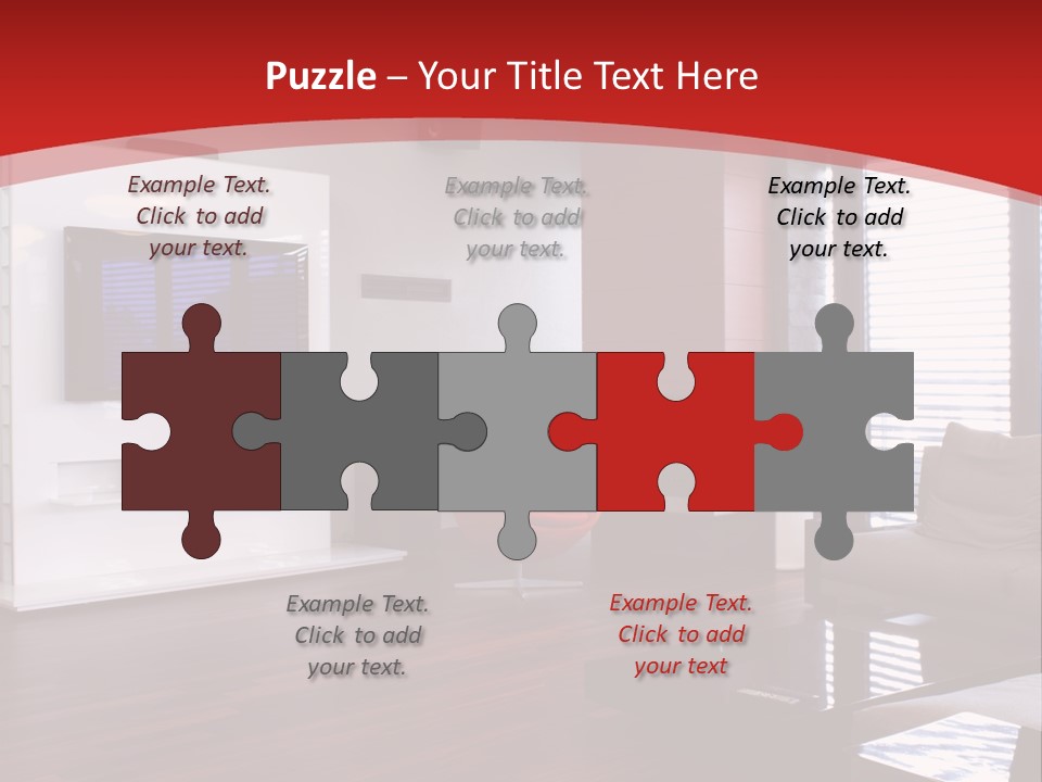 Ceiling Table Lcd PowerPoint Template