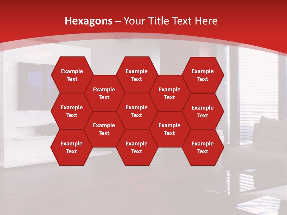 Ceiling Table Lcd PowerPoint Template