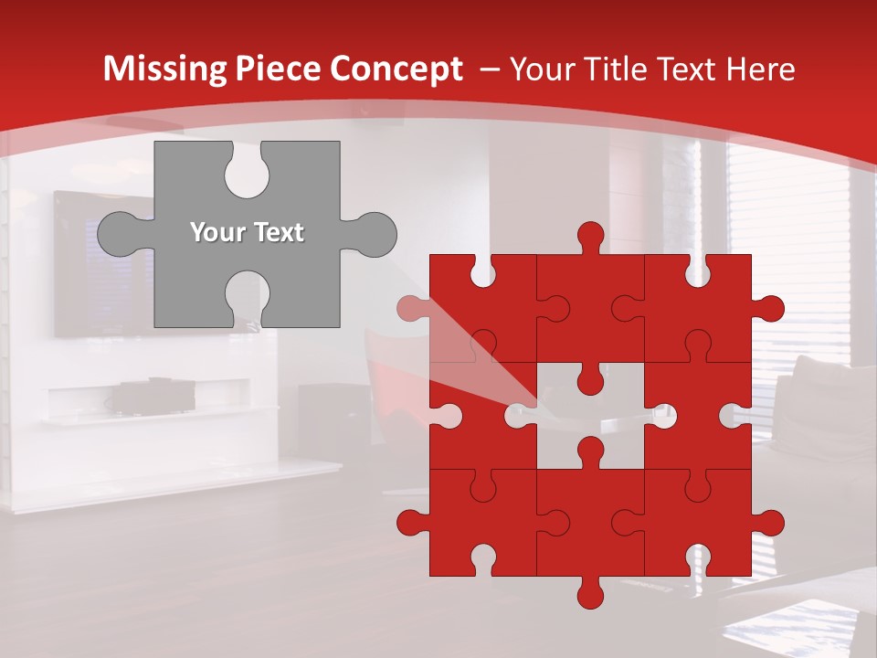 Ceiling Table Lcd PowerPoint Template