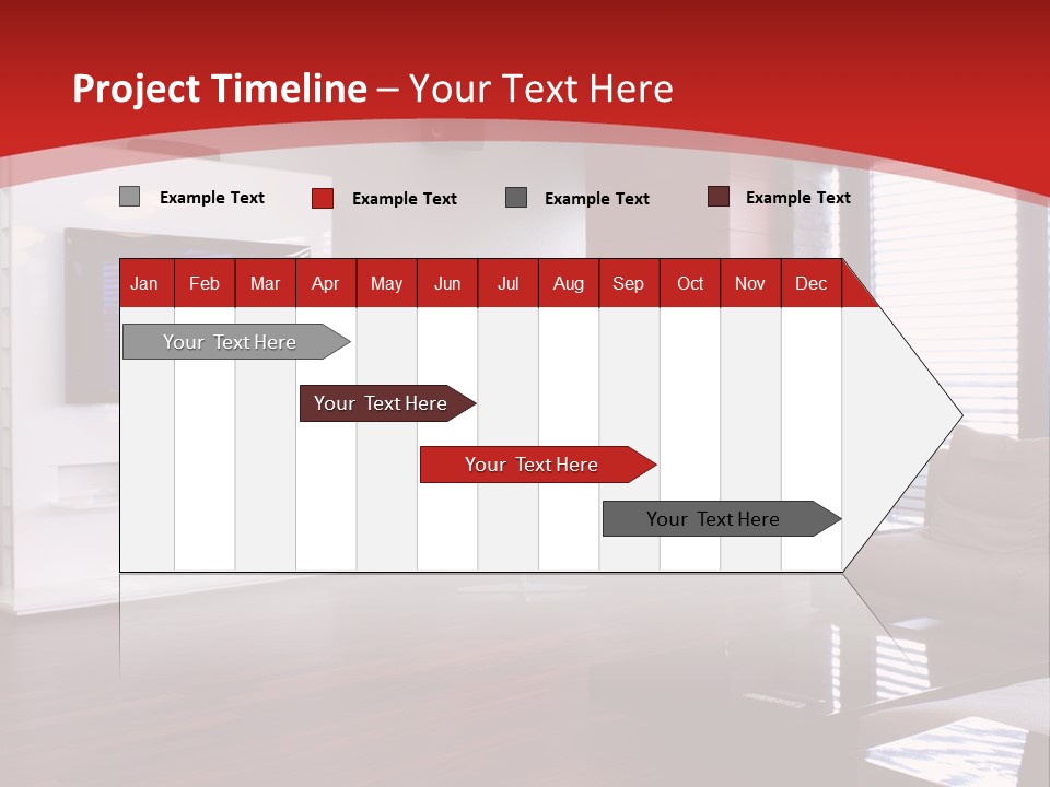 Ceiling Table Lcd PowerPoint Template