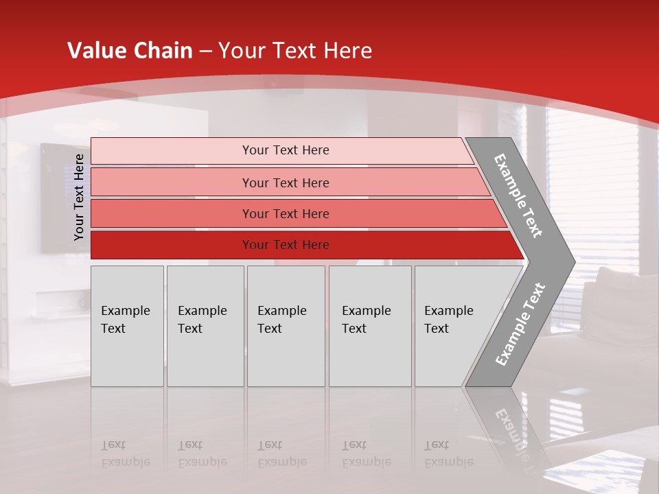 Ceiling Table Lcd PowerPoint Template
