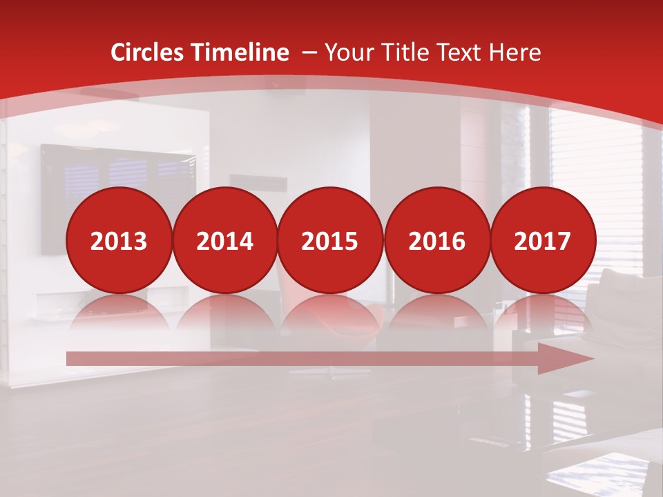 Ceiling Table Lcd PowerPoint Template