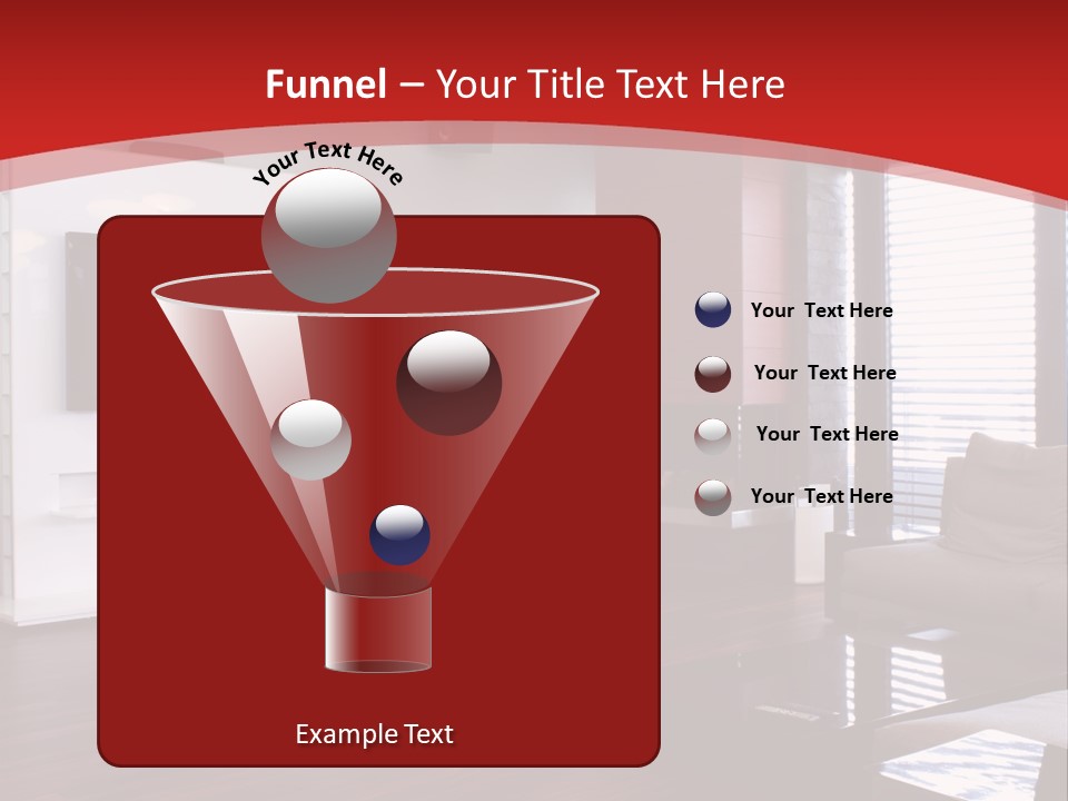 Ceiling Table Lcd PowerPoint Template