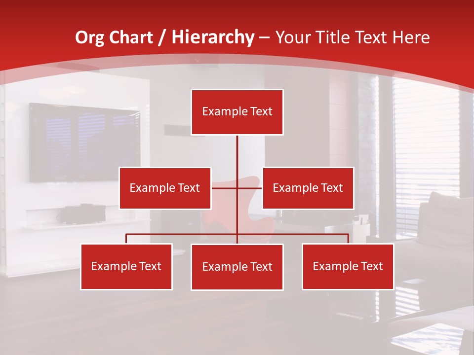 Ceiling Table Lcd PowerPoint Template