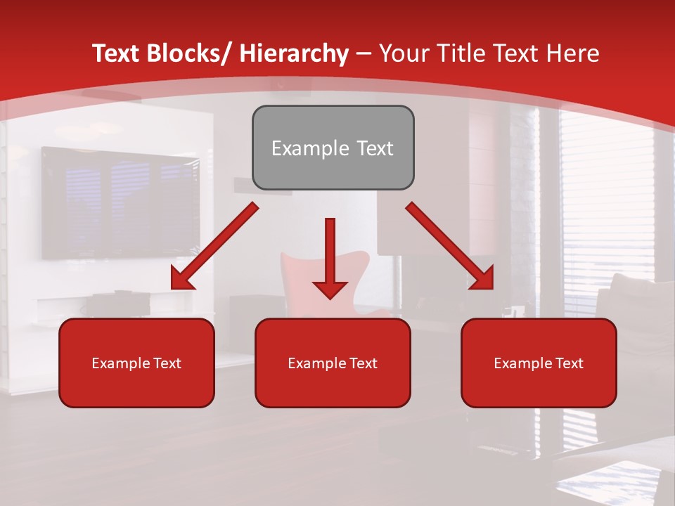 Ceiling Table Lcd PowerPoint Template