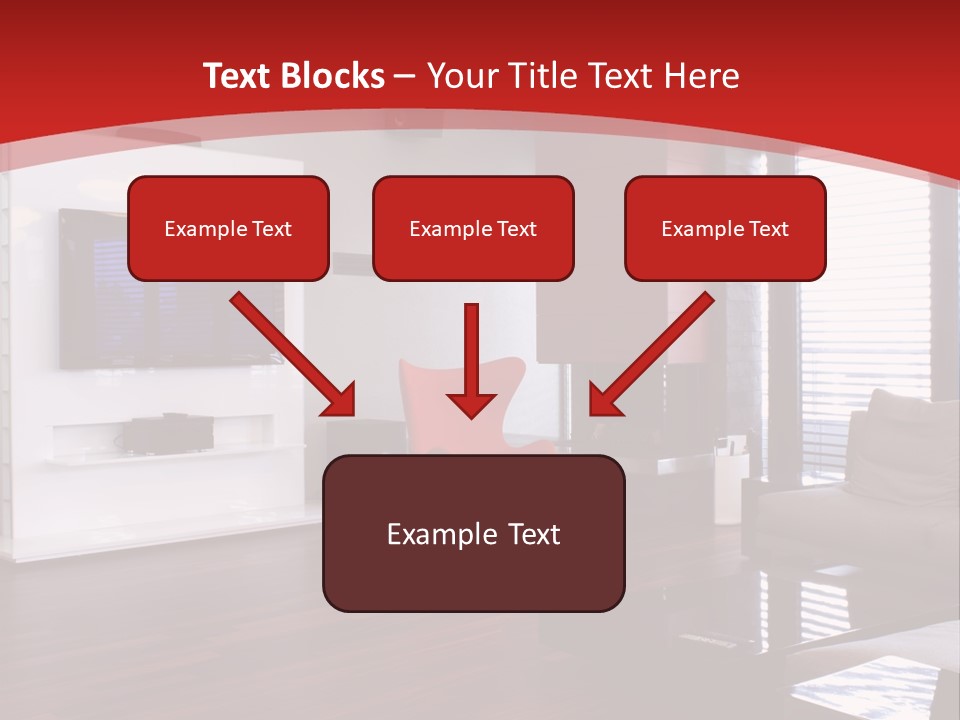 Ceiling Table Lcd PowerPoint Template